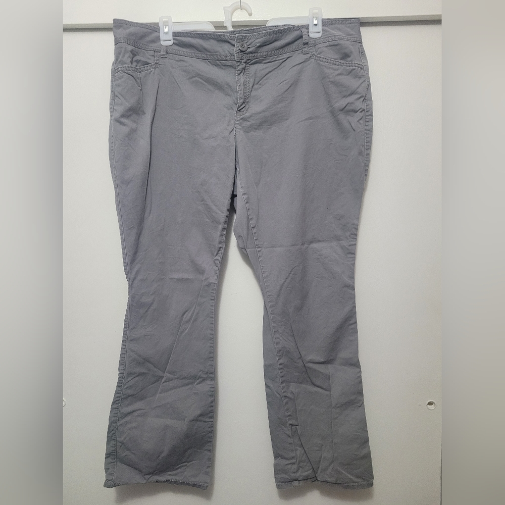 Maurices grey slacks plus size 24